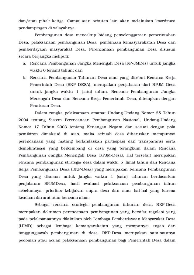 Contoh Surat Lamaran Kerja Pemerintah Desa