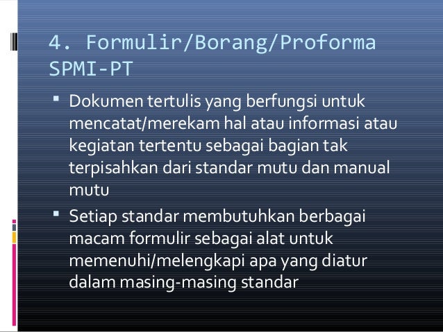 Dokumen spmi pt