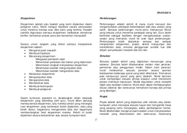 Dokumen standard dunia sains dan teknologi sk tahun 3