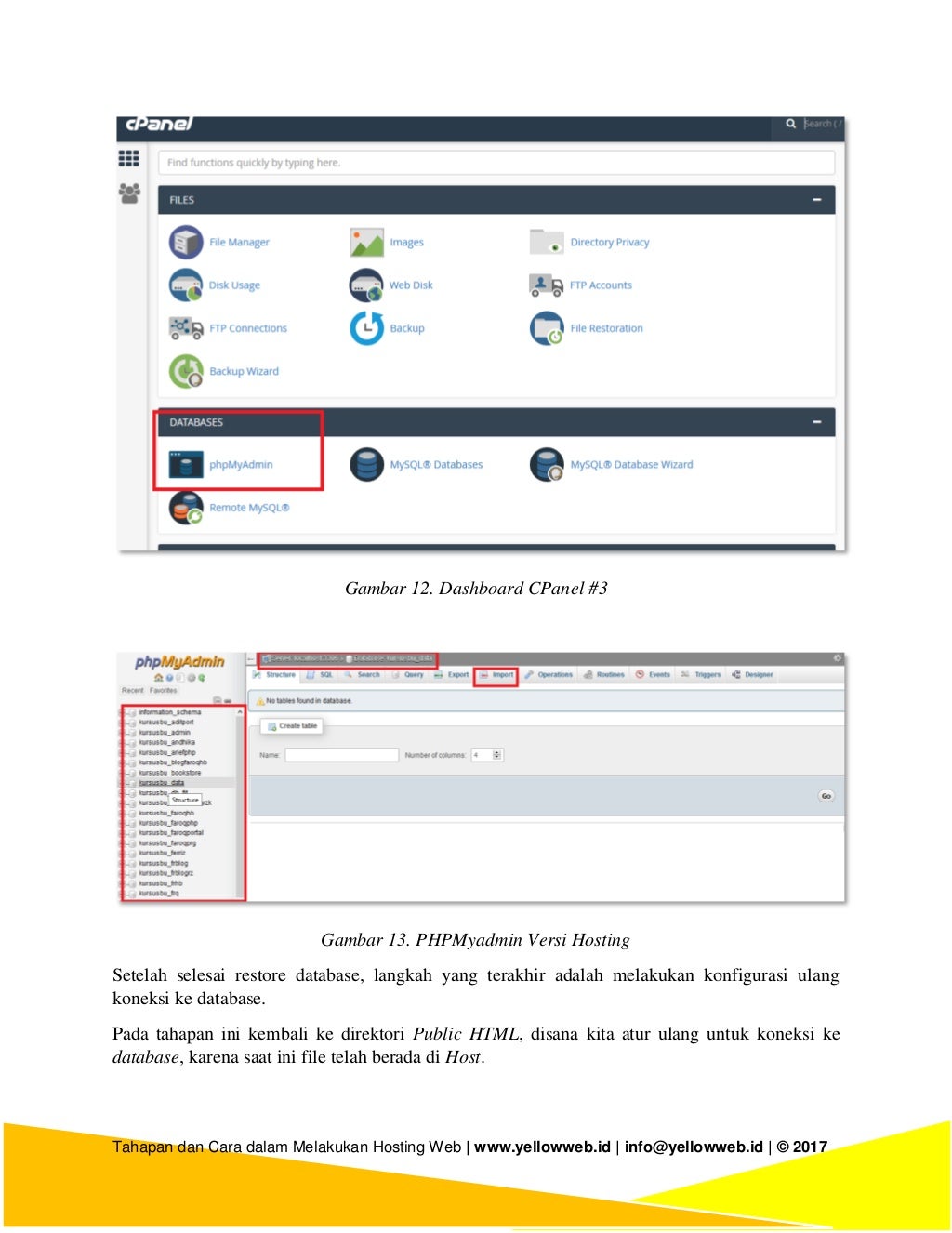Cara Hosting Web Di CPanel Hosting cara hosting web di cpanel hosting