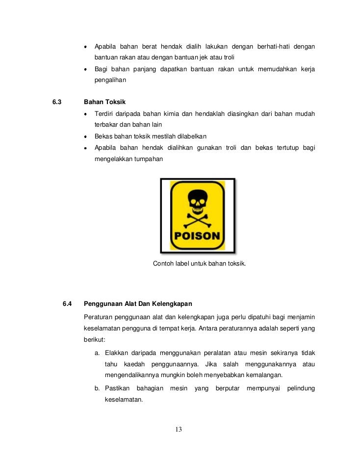Dokumentasi Keselamatan