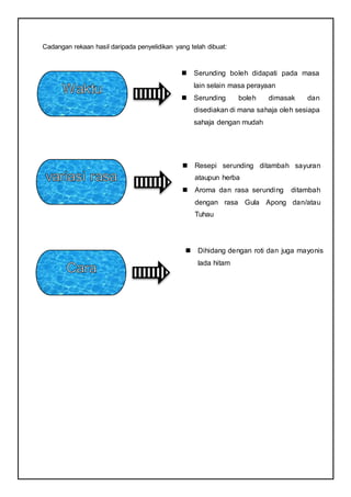Dokumentasi Inovasi Masakan RBT | DOCX