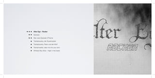 Alter Ego – Rocker
Genesis

Star wars Episode 3 Theme

Tschaikowsky, der Nussknacker

Tschaikowsky, Peter und der Wolf

Trentemoeller, take me into your skin

Whitest Boy Alive – High in the heels
 