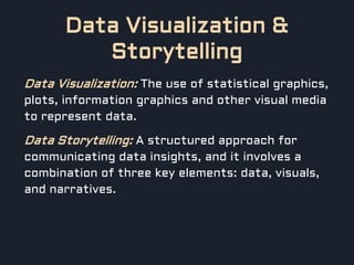 Data Analytics & Visualization (Introduction) | PPTX