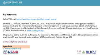 Livestock in Ethiopia: Tailwinds and Headwinds to 2050