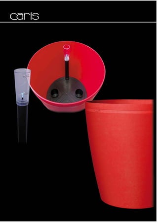 Vasos para Interiores com reserva de água