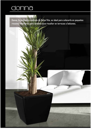 Vasos para Interiores com reserva de água