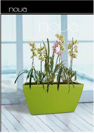 Vasos para Interiores com reserva de água