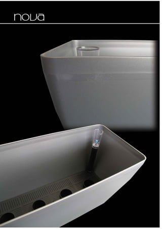 Vasos para Interiores com reserva de água