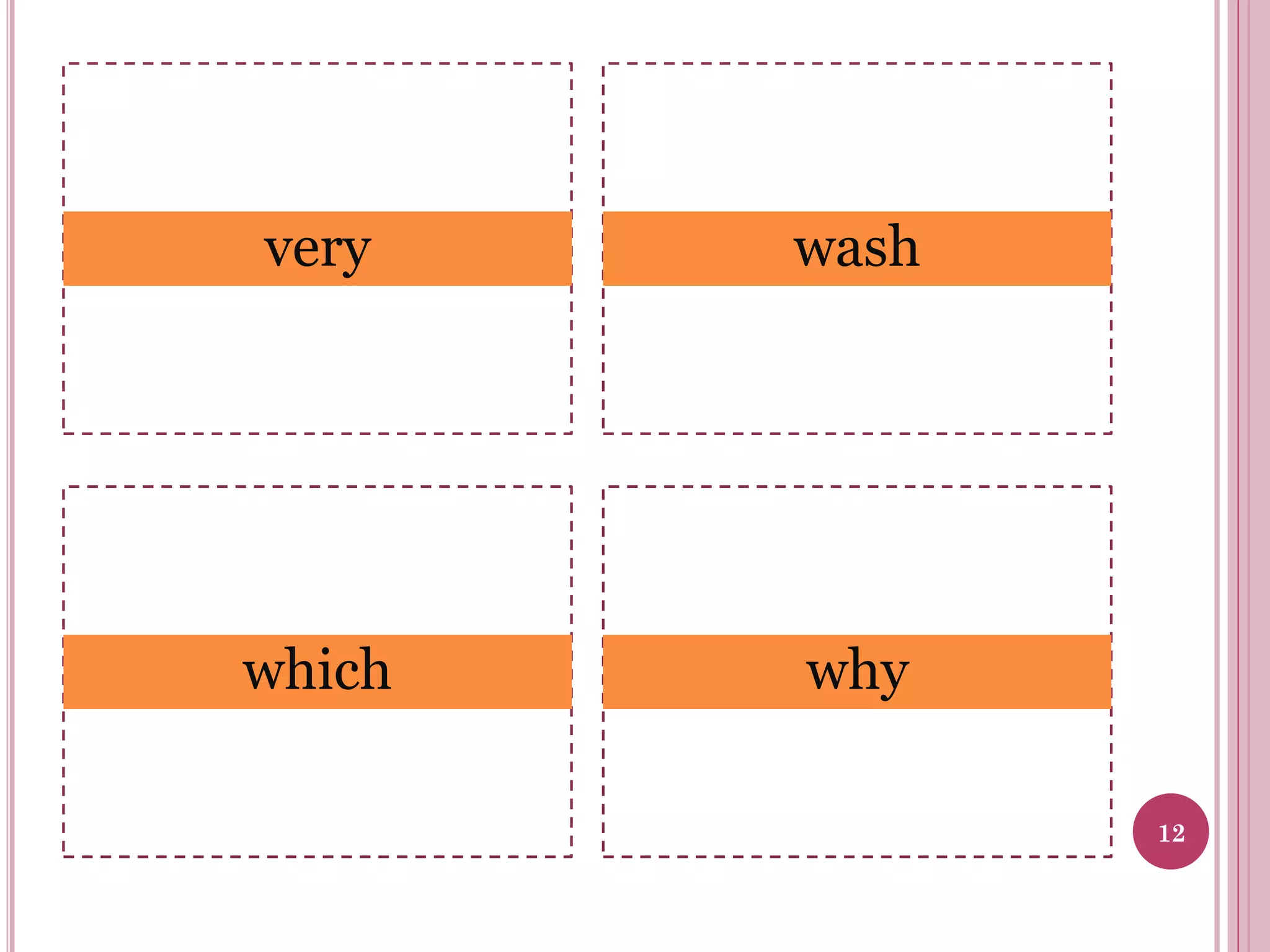 very

wash

which

why
12

 