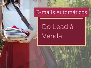E-mails Automáticos
Do Lead à
Venda
 