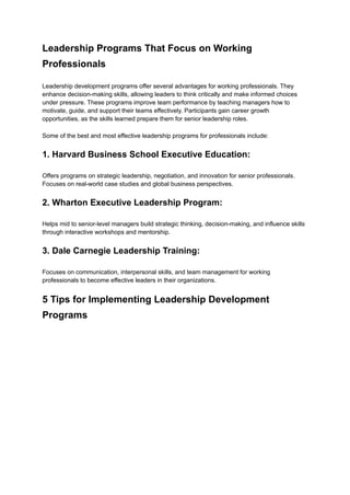 Leadership Development Programs By Level Do Leadership Development Programs Actually Work_ The Truth You Need to ...