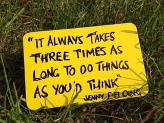 Do Lectures Start Up - Notes from a field