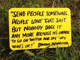 Do Lectures Start Up - Notes from a field