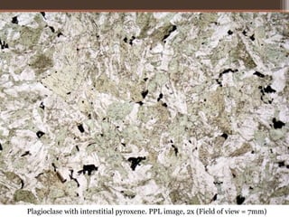Pyroxene Ppl Dolerites.pptx | Geology | Science