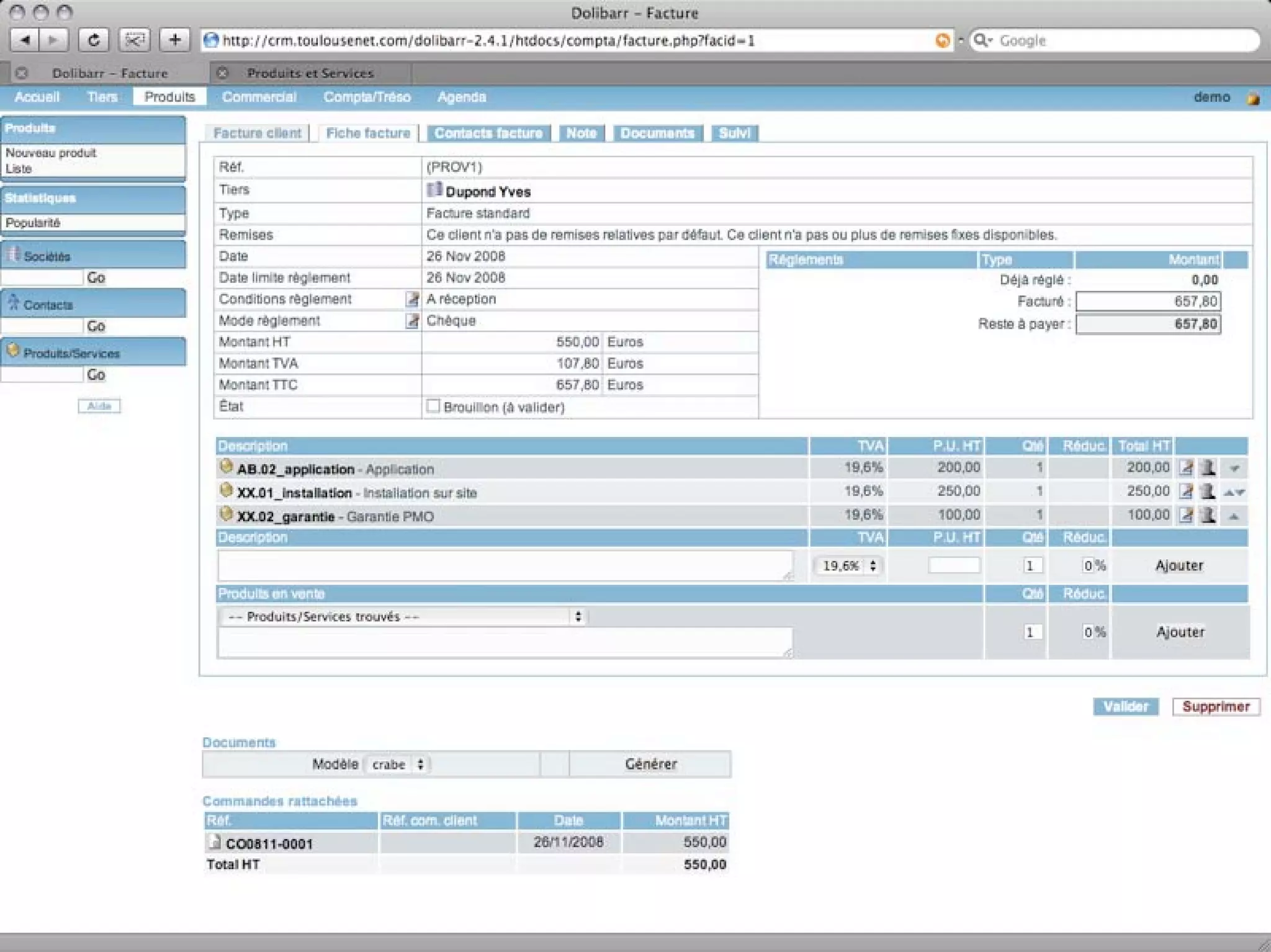 Dolibarr Screenshots | PDF