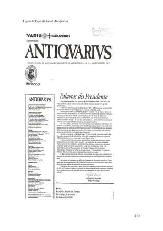 105
Figura 6: Capa do Jornal Antiqvarivs
 