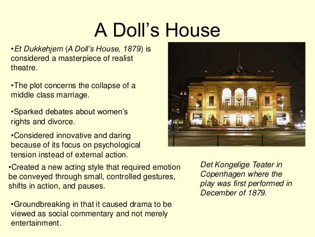 a thesis statement for a doll house