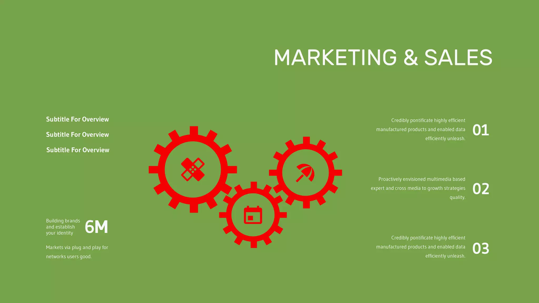 MARKETING & SALES
 