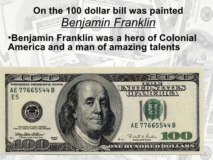 dollars presidents