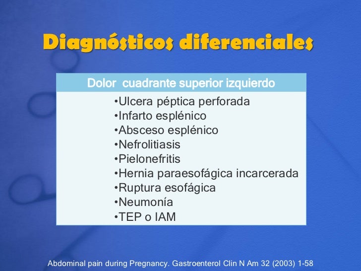 Dolor Abdominal Y Embarazo
