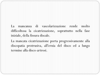Disc Bulge Protrusione Discale LOMBALGIA Infiammatoria  