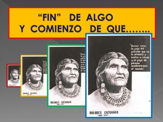        “FIN”   DE  ALGO Y  COMIENZO   DE  QUE……..