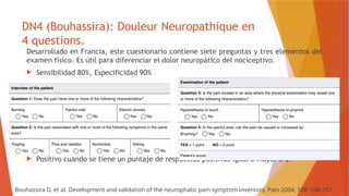 Dn4 Question DOLOR NEUROPATICO TRATAMIENTO ESPECIFICO | PPTX
