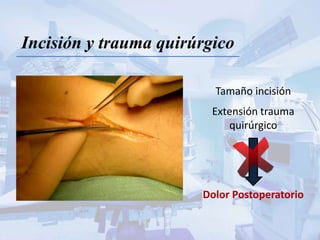 Dolor postoperatorio | PPTX