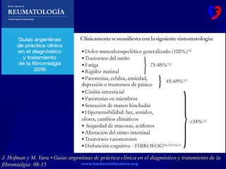 www.fundacionfavaloro.org
J. Hofman y M. Vara • Guías argentinas de práctica clínica en el diagnóstico y tratamiento de la
fibromialgia: 08-15
 