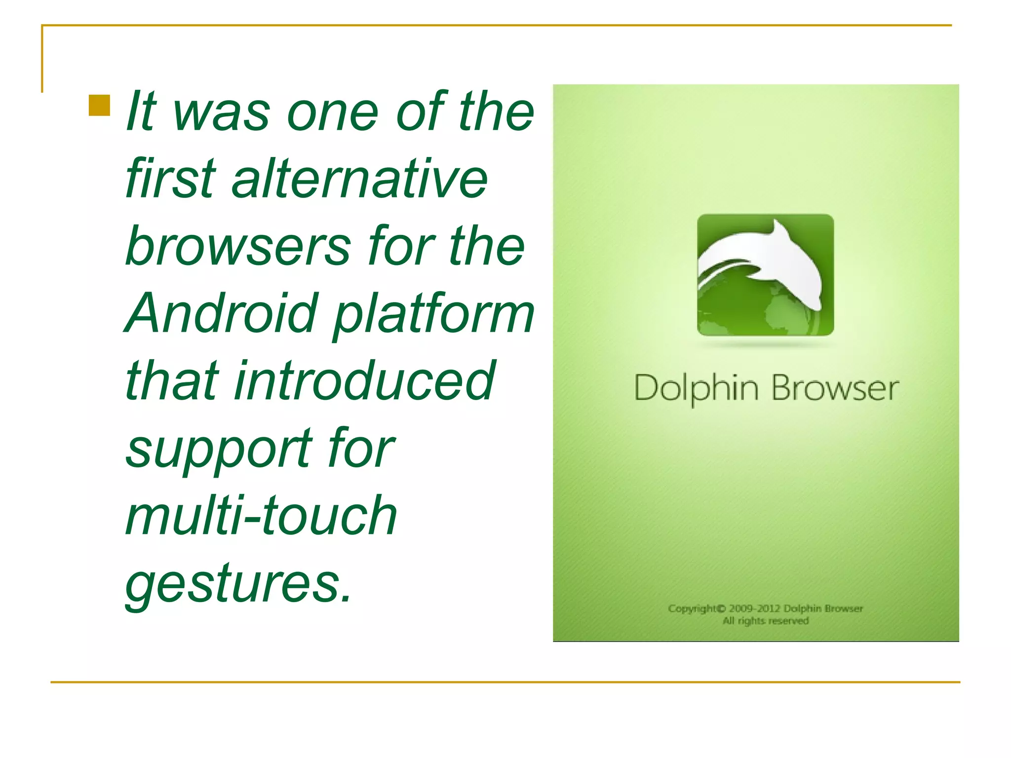 Dolphi̇n browser PPT