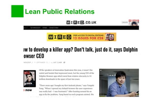 Lean Public Relations
 