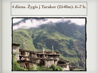 4 diena. Žygis į Tarakot (2540m). 6–7 h.
 