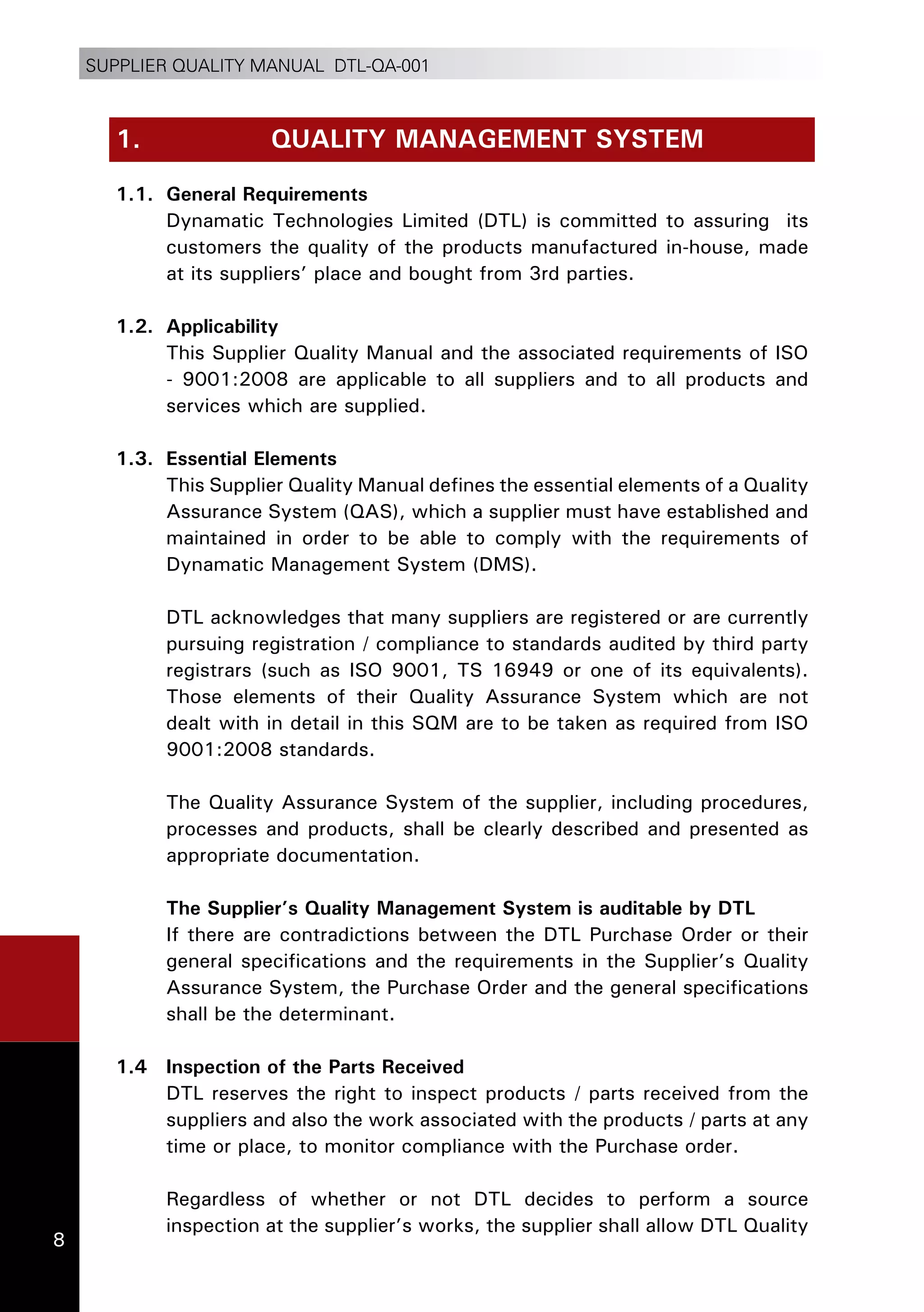 Dol status for suppliers | PDF