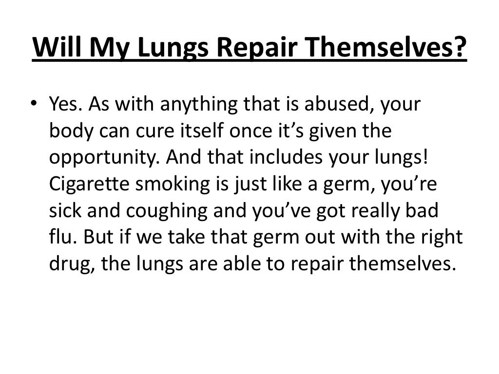 Do lungs heal after quitting smoking