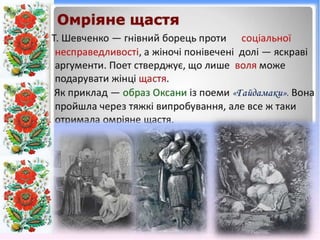 Доля жінки у творчості Тараса Шевченка
