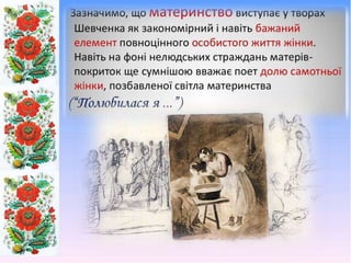 Доля жінки у творчості Тараса Шевченка