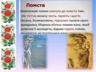 Доля жінки у творчості Тараса Шевченка