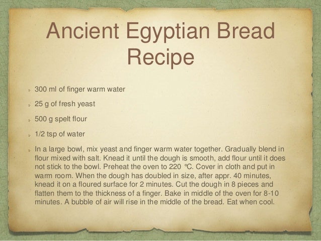 Ancient Egyptian Food Recipes Easy Ancient Egyptian Food Recipes Easy