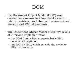 DOM-XML | PPT