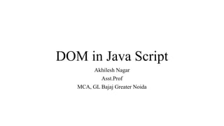 DOM (document Object Model) in java Script).pptx