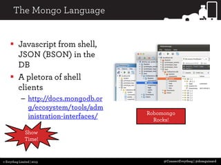 3 Cups of Java Drivers with a Slice of MongoDB
