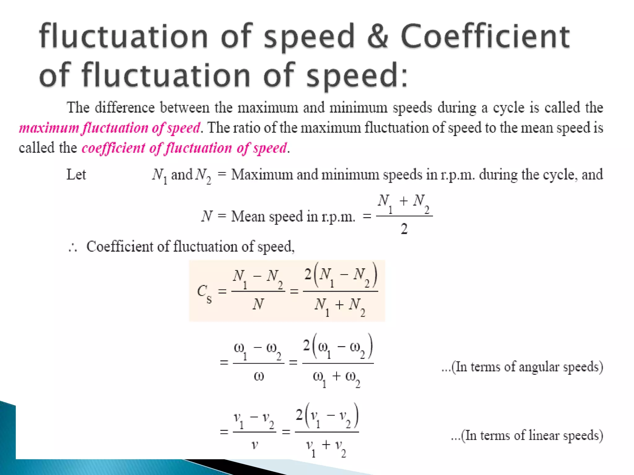 Dynamics of machines-1