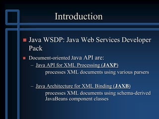 java API for XML DOM | PPTX