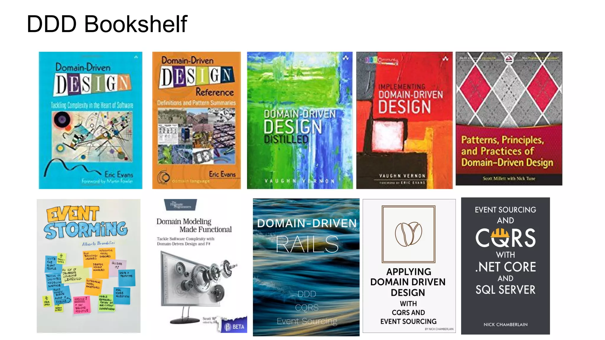 DDD Bookshelf
 