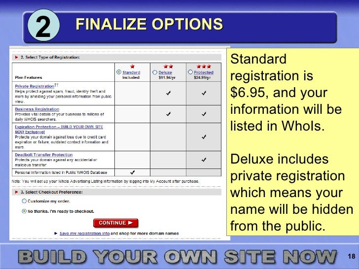 Domain Name Registration