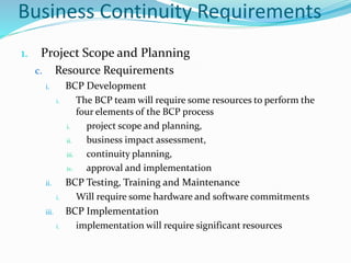 Bcp Resource Development Domain 1 - Security and Risk Management | PPTX