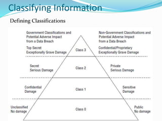 Classifying Information
Defining Classifications
 