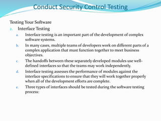 Domain 6 - Security Assessment and Testing | PPTX