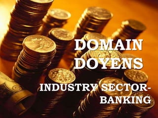 DOMAIN
DOYENS
INDUSTRY SECTOR-
BANKING
 
